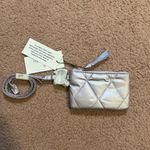 Vera Bradley NWT Ultralight Zip ID & Lanyard in Ultralight Lavender Pearl quilted metallic Photo 1