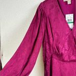 Michael Kors Michael  Petite Jacquard Snakeskin Print Ruffled Mini Dress Size L Photo 5