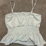 White Blouse Tank Top Size L Photo 0