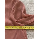 Naked Zebra  Rust Ruffle Neck Bell Sleeve Blouse Rust Orange Clay Photo 6