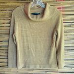 Josephine Chaus  S Turtle Neck Pullover Sweater Top in Gold Photo 0
