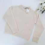 Aritzia Bare Cahsmere Crew Sweater Whisper White Photo 8