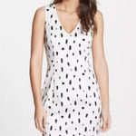 French Connection NWT  Polka Dot Spray Sleeveless Dress White/Black Women's SZ 4 Photo 0