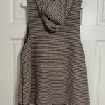 Free People Pullover Purple Striped Hoodie Photo 2