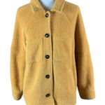 Greylin  Mustard Yellow Boucle Button Front Jacket XL Cozy Fall Shacket Style Photo 0