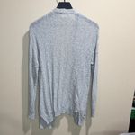 Blu Pepper  Heather Gray/Green Small Knit Cardigan Photo 4