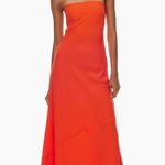 Aritzia Babaton Strapless Orange Resolution Dress Photo 0