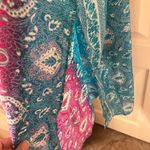 Boho Kaftan style silk dress 🩷🩵💜❤️ Purple Size L Photo 3