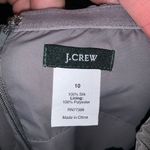 J Crew silk gray strapless semi formal layered mini dress Size 10 Photo 3
