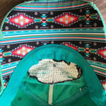 KBETHOS Vintage Buffalo Patch Distressed Hat Teal Adjustable 100% Cotton Adult Blue Photo 6