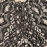 American Eagle  Geometric Paperbag Shorts; Black And White Photo 7