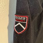 CHAPS Black Sport 1/2 Zip Fleece Jacket Size S EUC Photo 4