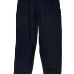 Maurice's *New Pant Womens Lg Black Windowpane Pull On Classic Dark Academia Photo 0