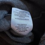 Anthropologie Moth by Grey Cotton Sweater with Silver Appliqué Baroque Design, S Photo 4