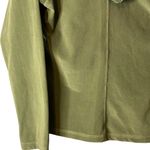 prAna bright olive green hooded sweatshirt sultra polyester blend size small Photo 7