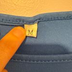 Blue soft boutique open back short sleeve shirt Size M Photo 1