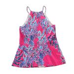 Lilly Pulitzer  Anabelle Top 100% Cotton size 4 Photo 1