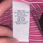 Dalia Collection Pink Striped Long Sleeve Button Down Shirt Roll Tab Sleeves Photo 7