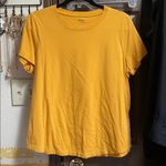 Madewell Mustard Crew Neck Tee size XL Photo 0