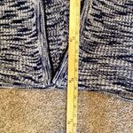 Simply Vera  Vera Wang|| Navy/white oversized cardigan sweater with black trim Photo 11