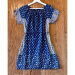 Lucky Brand cotton bandana block print short dress xs Photo 10
