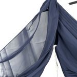 Jenny‎ Packham Dress Floor Length Midnight Blue Lux Chiffon Formal Size 6 New Photo 2