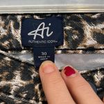 Authentic Icon cheetah print skinny jeans size 30. In great condition! Brown Photo 3