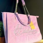 Juicy Couture Lavender Beach Tote Bag Terry Cloth NWT Photo 0