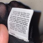 DKNY Black Sheer Women’s Beaded Tank Top Sz LG Stretch Rayon Sleeveless Photo 7