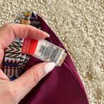 Red Carter Tribal Daze Strappy High Neck Halter Bikini Top Photo 5