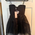 Oh Polly Black Corset Dress Photo 4