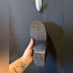 Dansko Women’s  Black Clogs with Purple Embroidered Detail Photo 7