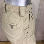 Travelsmith Nylon Cream Tan Hiking Fishing Pants Women's Size 8 Photo 3