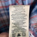 Anthropologie Cloth & Stone Plaid Raw Edged Shirt Dress Tunic W-291 Sz S Photo 6