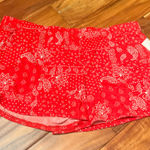 secret treasures Women’s  red bandana print pajama shorts. New! Size xl Photo 0