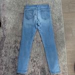 frame denim  Women's Light Wash Le High Rise Skinny Waterford Distressed Jeans 28 Photo 4