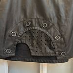 Jamie Sadock Black Faux Leather Edgy Golf Skirt Punk Retro Funky Size 8 Medium Photo 6