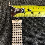 Silver Tone Diamond Cut Mesh Bracelet Photo 4