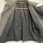 American Eagle Womens Pea Coat Wool Double Breasted Grey Size L Photo 3