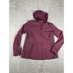 5.11  Tactical Full Zip Selma Hoodie Jacket Athletic Gray Burgundy Women's Size L Photo 3