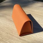 Tory Burch  Orange Sunglasses Case Hard Shell Clam Shell Designer Photo 1