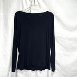 Lands' End  Black Lightweight Shirt Cardigan M Photo 1