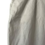 Lands' End Women's High Rise Linen Wide Leg Crop Pants Size 20W White Photo 5