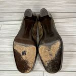 Nine West Vtg Womens 7.5 M Sherri Classic Block Heels Shoes Green Leather Croc Photo 8