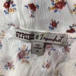 Gypsies & Moondust Flutter Sleeve Tie Front Boho Top NEW MEDIUM Photo 5