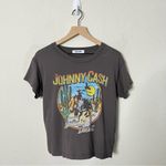 Daydreamer  x Free People Johnny Cash Ghost Riders In The Sky Tee Gray Size S Photo 1