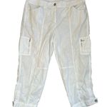 Chico's White Cropped Pants Photo 1