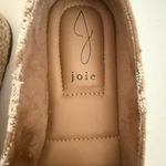 Joie  Cara-BF Beige and White Floral Embroidered Espadrille Slip-Ons Size 6.5 Photo 4