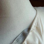 Towsen Jive top 100% Silk, transparent mesh and high low detail off white medium Photo 3