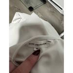 Good American Square Neck Ribbed Bodysuit White Size 3 Women's Slimming Soft Photo 2